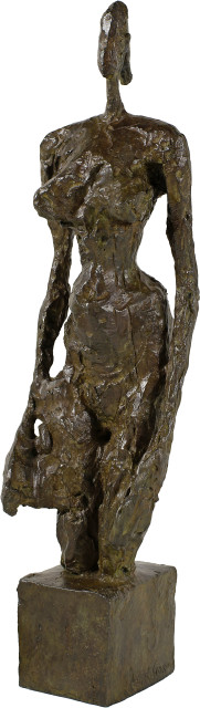 Alberto Giacometti Nu Debout Sur Socle Cubique 1953 Cast 1991