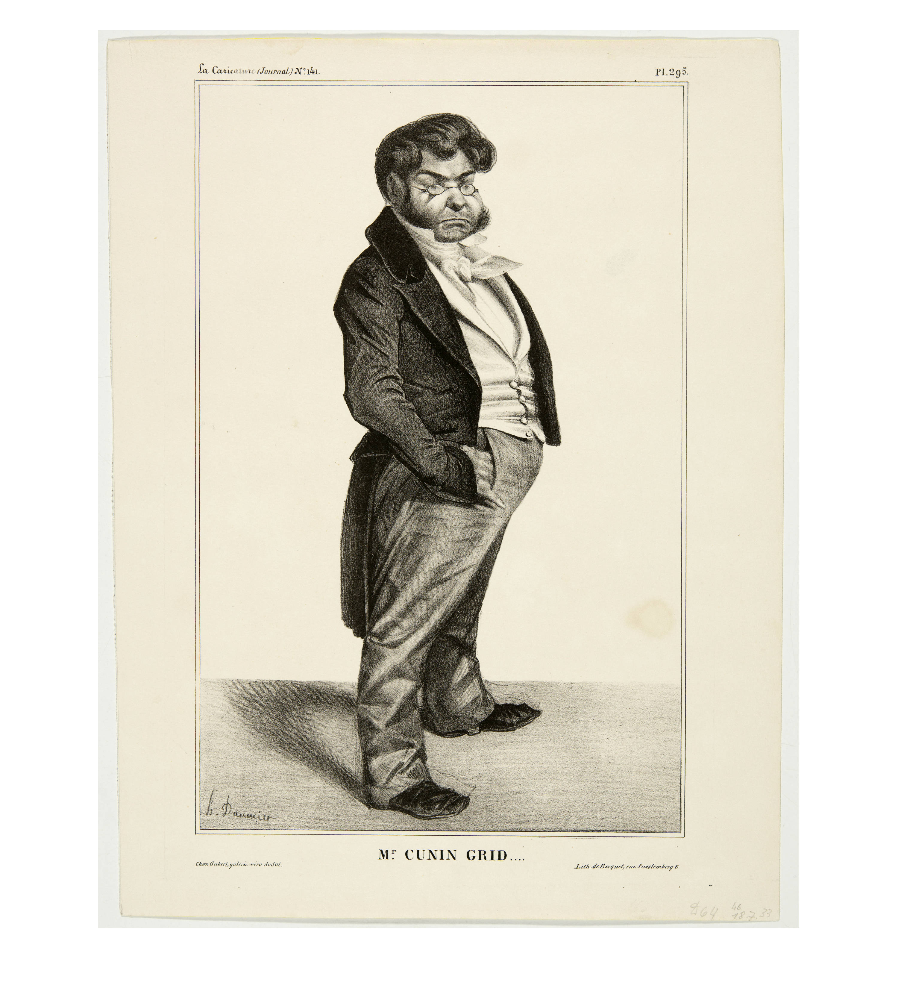 Honor Daumier Lithographien Galerie Kornfeld Auktionen Bern