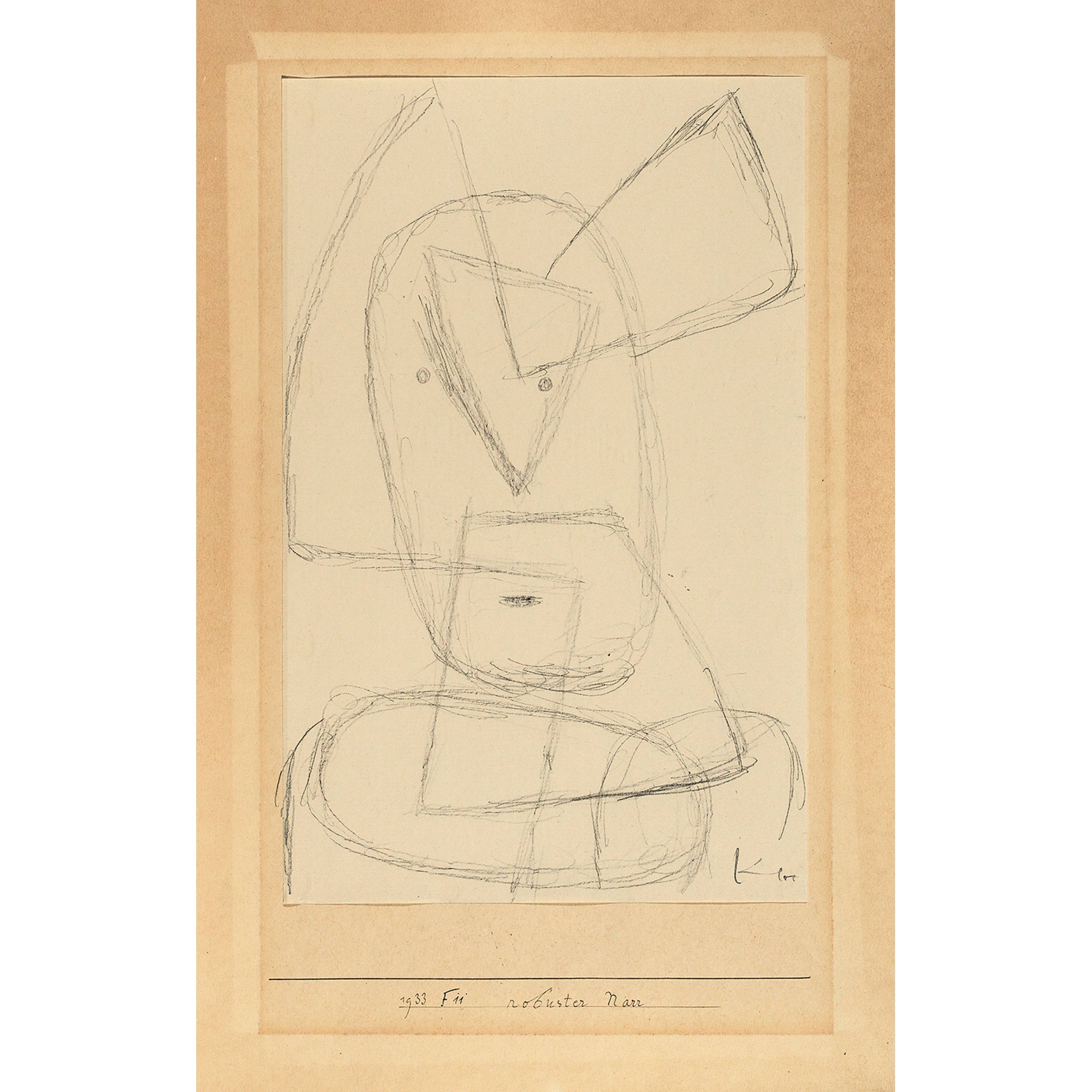 Paul Klee : Robuster Narr, 1933 - Werknummer 1933.411 (1933 F 11 ...