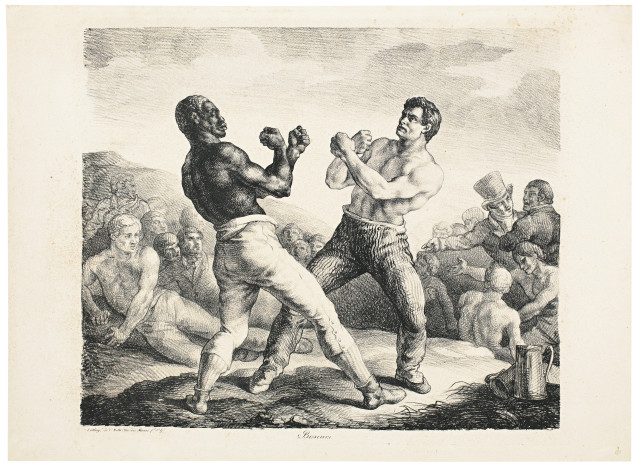 Théodore Géricault  : Boxeurs , 1818