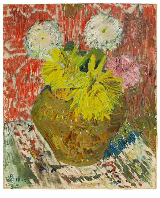 Giovanni Giacometti  : Chrysanthemen , 1908 