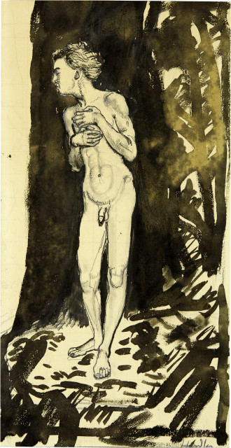 Ferdinand Hodler  : Jüngling , 1900/1901 