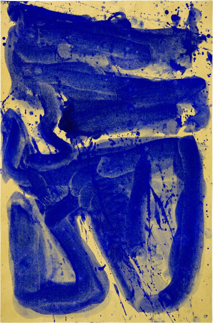 Sam Francis  : Composition in Blue , 1960