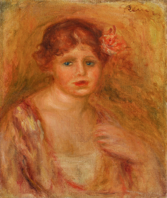 Pierre-Auguste Renoir : Jeune fille à la rose, 1915 | Galerie