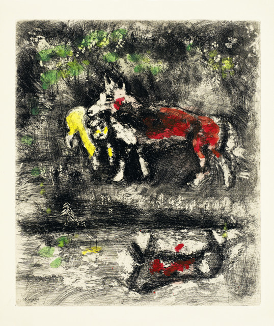 Marc Chagall  : La Fontaine - Fables , 1927-1930, published 1952