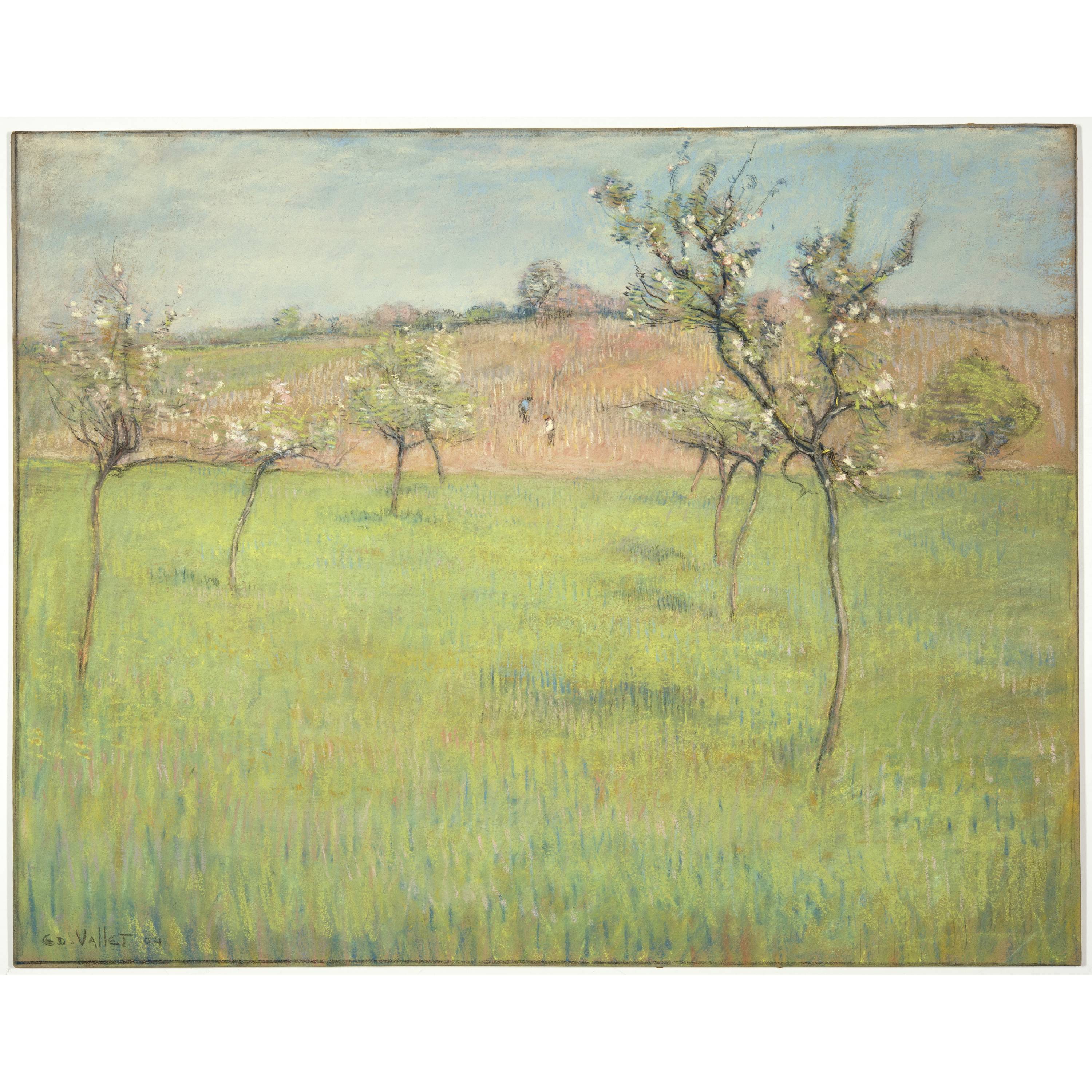 Edouard Vallet : Verger en fleurs, 1904 | Galerie Kornfeld Auktionen Bern