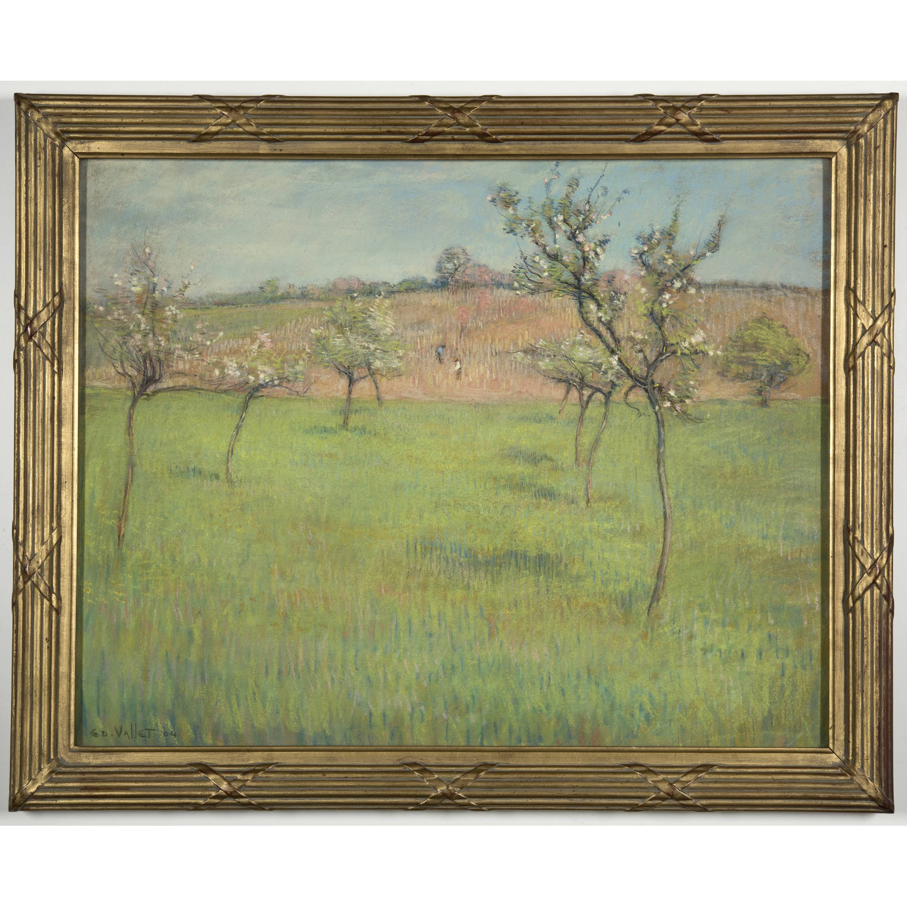 Edouard Vallet : Verger en fleurs, 1904 | Galerie Kornfeld Auktionen Bern