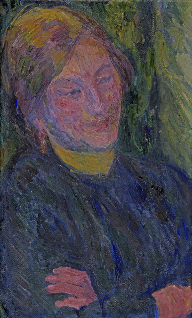 Giovanni Giacometti  : Bildnis Ottilia , circa 1930