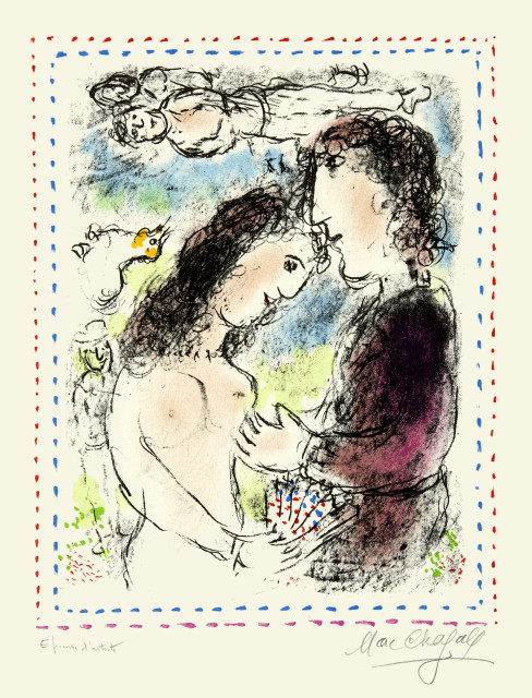 Marc Chagall : À l'aube de l'amour, November 1983