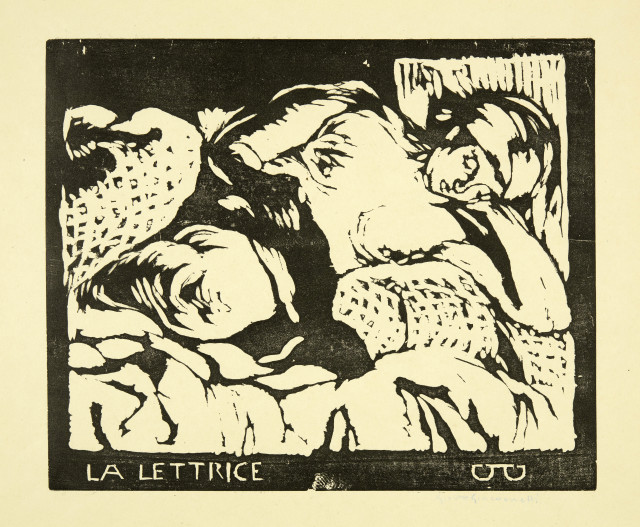 Giovanni Giacometti  : La Lettrice , Around 1916-1918