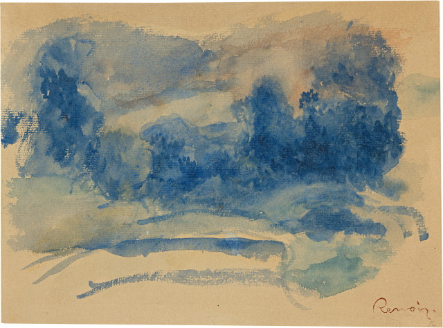 Pierre-Auguste Renoir : La route - temps couvert, 1889-1895