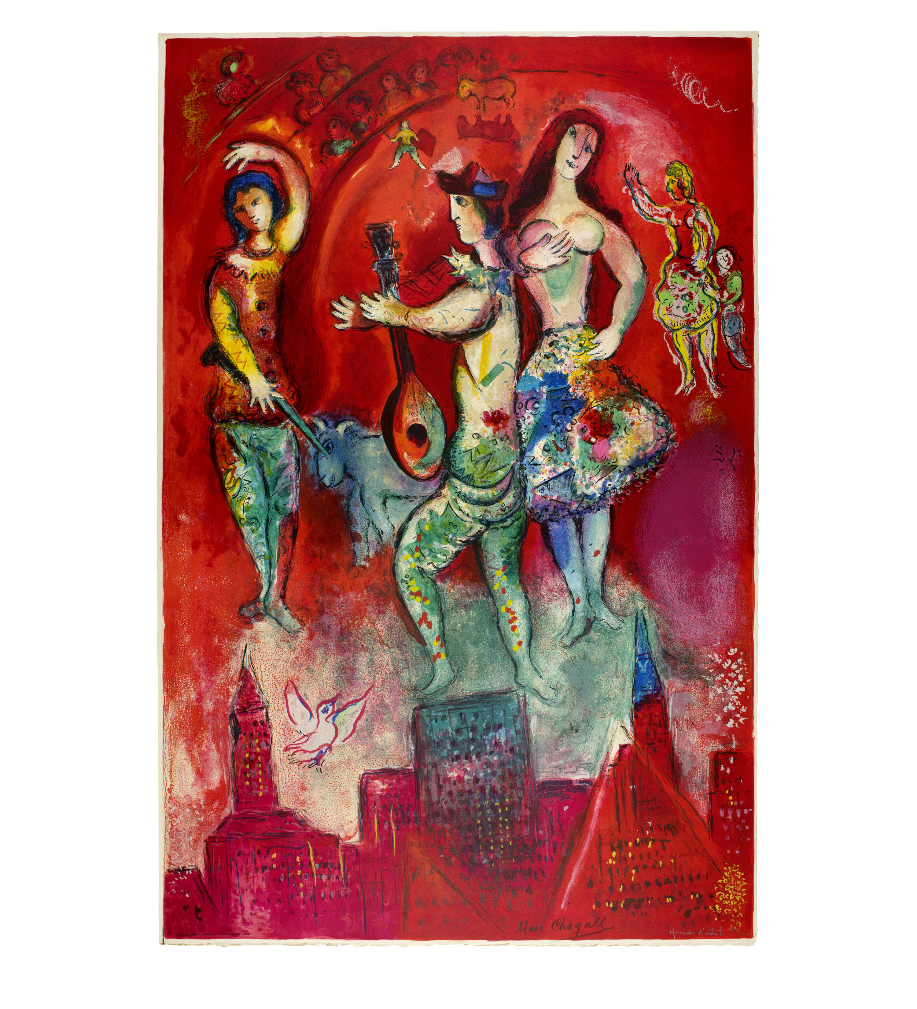 Marc Chagall Carmen 1967 Galerie Kornfeld Auktionen Bern 