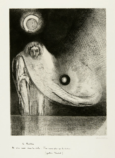 Odilon Redon  : Le Buddha , 1895 