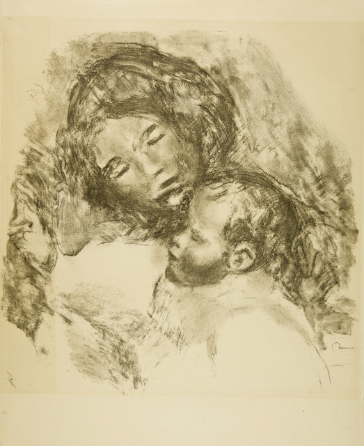 Pierre-Auguste Renoir : Maternité, grande planche, Around 1912