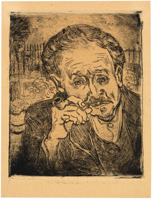 Vincent van Gogh : Portrait of Dr Gachet - L'homme à la pipe, 1890