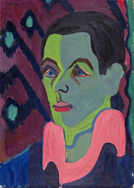 Ernst Ludwig Kirchner  : Selbstbildnis , 1925-1926