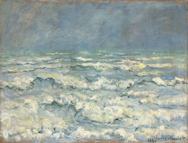 Claude Monet : Pleine mer, gros temps, 1880