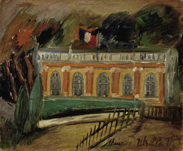 Maurice Utrillo  : Le Trianon sous bois , Circa 1920