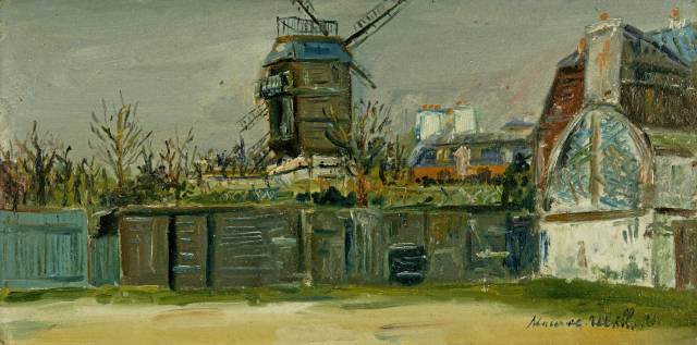 Maurice Utrillo  : Le Moulin de la Galette , 1909/1910