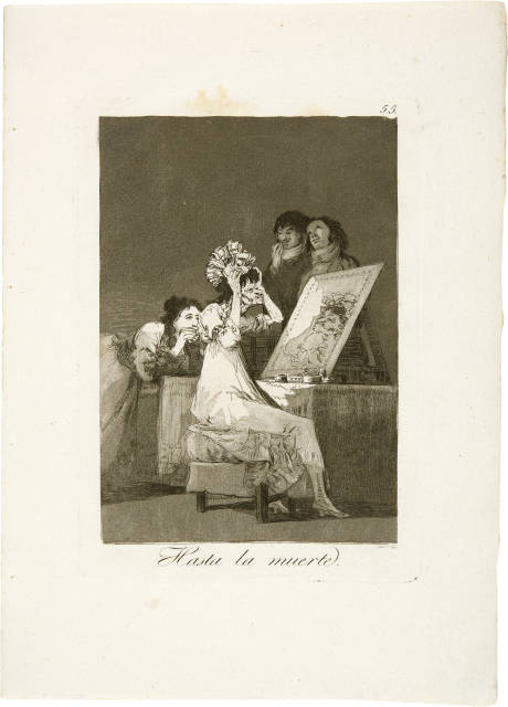 Francisco de Goya : Hasta la muerte - Bis zum Tode - Until Death, 1796 ...