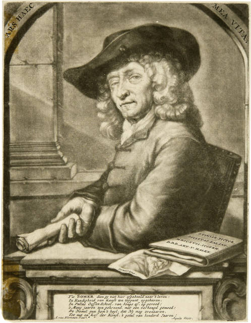 Arnoud van Halen  : Jan Pieterz. Zomer (1641-1724) , 1717