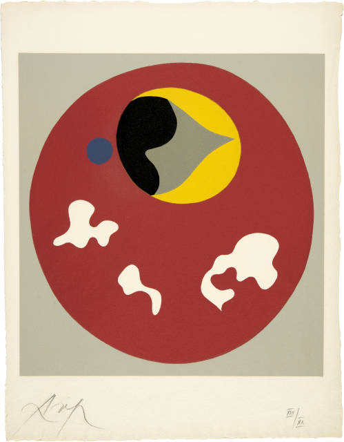 Hans Arp  : Jean Arp - soleil recerclé , 1966