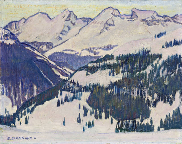 Emil Cardinaux  : Am Jaunpass , 1911