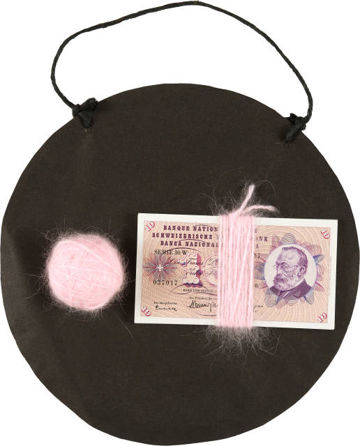 James Lee Byars  : Money-Object 1/1979 (Black Pocket). - Money  ..., 1979